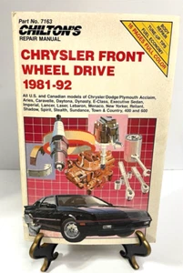 VTG Chrysler Front Wheel Drive 1981-92 Chilton's Repair Manual Part No. 7163 - Picture 1 of 9