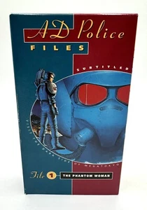 AD Police Files File 1 - The Phantom Woman VHS Tape AnimEigo TESTED - Picture 1 of 8