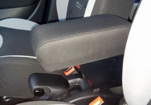 FIAT 500L 2015-05/2017 bracciolo con portaoggetti XXL -tessuto nero -ad incastro - Foto 1 di 5