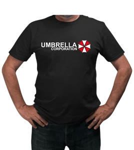 Umbrella Corporation T-Shirt | inspired by RESIDENT EVIL | Retro Zombie tshirt - Picture 1 of 13