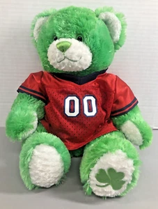 Build A Bear Lucky O' Teddy Plüschbär Limited Edition St Patrick Kleeblatt 2005 - Bild 1 von 11