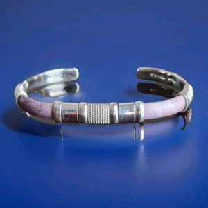 Erick's Sterling Silver Cuff Bracelet Taxco.925 - Picture 1 of 12