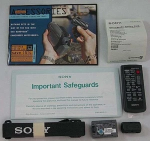 Sony DVD103 Accessories Strap Remote +Battery AS IS - Bild 1 von 4