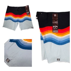 Billabong Board Shorts Para Hombre Talla 33 T Street Airlite Bañador Elastizado AZUL - Imagen 1 de 9