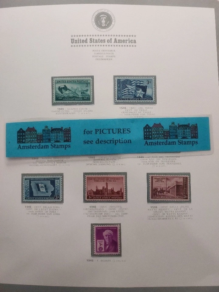 USA United States 1945-1987 vf MNH collection in 2 albums High Cat Value - Image 1 of 1