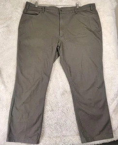 Duluth Trading Pants Mens, 46x34 Relaxed Fit, Gray Flex Fire Hose Khaki - Picture 1 of 11