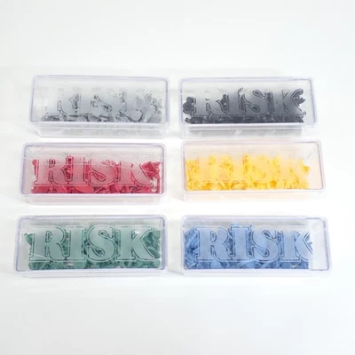 PIEZAS de repuesto de juego de mesa de riesgo ejércitos cañones caballos soldados 1993 H22 Foto 1 de 4