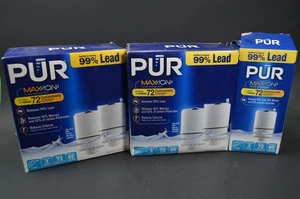 PUR Water Filters 5 Pk Model RF-3375 Faucet Mount,Replacement Max Ion,White,New - Picture 1 of 4