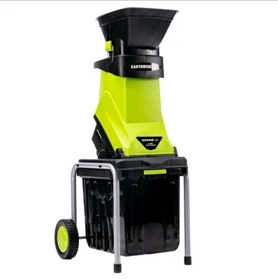Earthwise GS70015 15-Amp Garten kabelgebundener Elektrohäcksler, Auffangbehälter - Bild 1 von 4