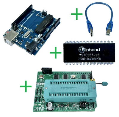 Programmatore EPROM / EEPROM / Sistema completo Arduino UNO in vendita - Immagine 1 di 4