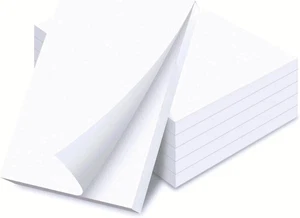 50 Pack Blank Notepads 3.75” x 5.125” | 100 Sheets Each | Blank Paper - Picture 1 of 2