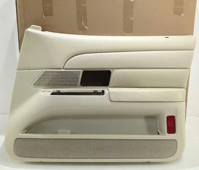 Nuevo panel de moldura de puerta delantera derecha original Ford 2003-2011 Crown Victoria bronceado camel OEM Foto 1 de 4