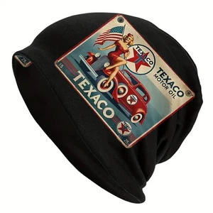 Texaco Oil Hombres Mujeres Unisex Gorro Pullover Gorra Sombrero "Talla Única Se Ajusta a la Mayoría" Negro - Imagen 1 de 4