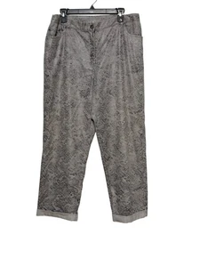 Jeans donna vintage Lark Lane Whimsigoth metallizzati taglia 18 fata morbido glam boho - Foto 1 di 7