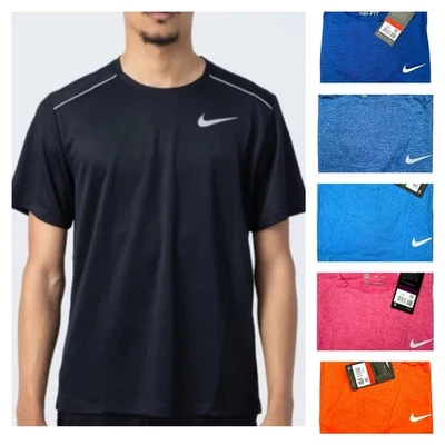 Nike Miller Mens Short Sleeve T Shirt Gym Activewear Training Top - Image 1 of 4