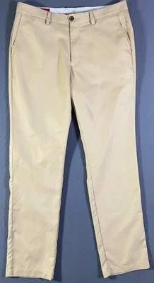 Pantalones chinos Johnston & Murphy para hombre 34x32 (36x31) tostados XC4 caquis calce ajustado Foto 1 de 4