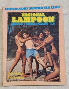 National Lampoon Magazine August 1976 sex satire politics college men’s comedy - Picture 1 of 7