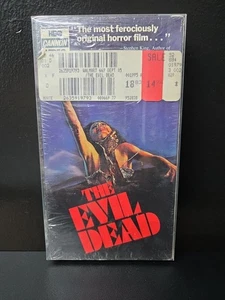 The Evil Dead VHS Original 80s Release Shrink/Sticker/Case EX HBO Cannon - Bild 1 von 11
