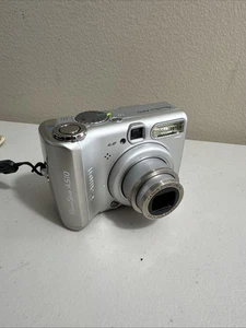 Canon PowerShot A510 3.2MP Digital Camera Silver - Tested 1GB SD Card - Picture 1 of 10