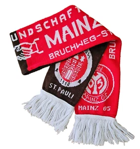 FC St. Pauli Millerntor Mainz Bruchweg-Stadion in Friendsty Scarf Football - Imagen 1 de 4