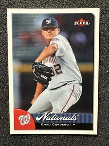 CHAD CORDERO #1 2007 Fleer Baseball Washington Nationals MENGE - Bild 1 von 4