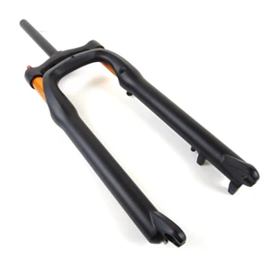 Air Bike 26" Fat Bike Coil Forks 1 1/8 250mm QR 135mm Wide Black NOS FO-80-I12 - Picture 1 of 11