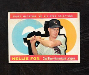 1960 Topps Baseball #555 Nellie Fox Chicago White Sox 1960 All-Star VG-EX