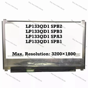LP133QD1 SPB2 LP133QD1 SPB3 LP133QD1 SPA3 LP133QD1 SPB1 3200×1800 IPS LCD Screen - Bild 1 von 1