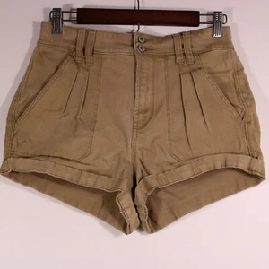 American Eagle Shorts Womens Sz 9 Brown Tan Ultra High Rise Cuffed, Fits 28x2 - Picture 1 of 10