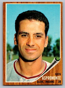 1962 TOPPS #563 KEN ASPROMONTE INDIANI - Foto 1 di 3