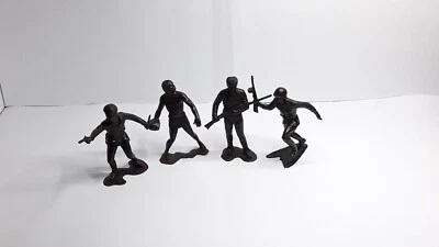 Vintage Toy Soviet Plastic Figures Neanderthal Hunter Soldier USSR Rare Old - Image 1 of 4