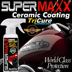 CERAMIC QUICK DETAIL SIO2 MOTORCYCLE CERAMIC SPRAY SILICON DIOXIDE WET LOOK - Picture 1 of 7