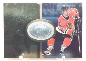 1998-99 SPx Finite Blue CHRIS CHELIOS Global Impact /6950 Chicago Blackhawks 120