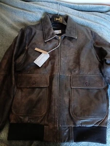 Giubbotto Uomo Aviatore in Pelle Americanino (Mod. Avirex Schott ) L NEW - Foto 1 di 24