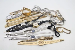 25 x Job Lot Women's Vintage WRISTWATCHES Hand Wind Untested - Picture 1 of 9
