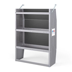 SH-4603 Steel Low/ Mid/ High Roof Van Shelving Storage 32" W x 46" H x 13" D - Picture 1 of 8
