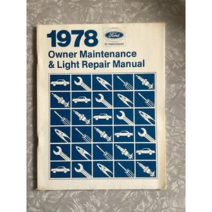 1978 Ford Car Factory OEM Owners Maintenance And Light Repair Manual - Picture 1 of 3