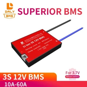 Placa de circuito DALY Li-ion BMS 3S 12V 10A-60A para batería de litio de 3,7 V con balance - Imagen 1 de 6