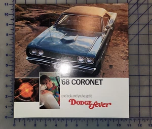 1968 Dodge Coronet Brochure Original RT 500 440 426 - Picture 1 of 5