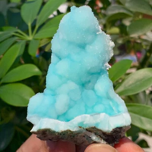 Cristallo di pietra 67G struttura blu naturale,eteropolare di aragonite blu cinese - Foto 1 di 14