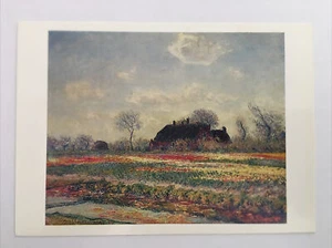 Tulpenfelder in Sassenheim bei Leiden von Claude Monet Postkarte - Bild 1 von 2