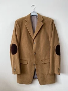 BARISAL Men's Brown Corduroy Blazer Jacket Size 94 EU48 UK38 - Picture 1 of 5
