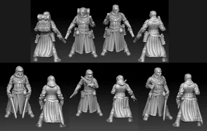 Human Adventurers D&D Onmioji multi listing 28mm 32mm - Picture 1 of 9