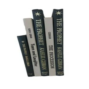 5 Kahlil GIbbran Hardcover Books Collection Edition Office Bookshelf Decoration - Bild 1 von 5