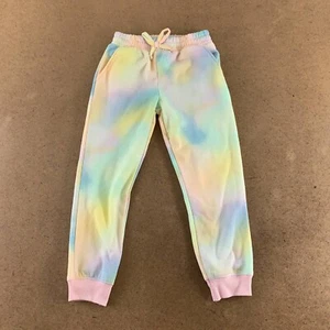 Btween Girls Joggers Multicolor Tie Dye Adjustable Drawstring Waist XS 4/5 New - Picture 1 of 3