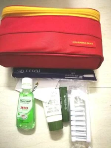 AMENITY KIT COSMETIC THAI AIRWAYS TRAVEL BUSINESS CLASS MANDARINA DUCK - Picture 1 of 6