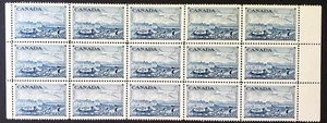 Estampillas Canadá Como Nuevas: #313 7c Azul Profundo Diligencia y Avión Margen Negro 15 VF MNH - Imagen 1 de 1