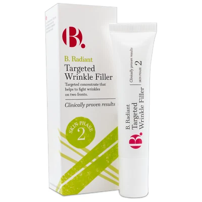 Wrinkle Filler that works B. Radiant 15ml - with Hyaluronic Acid & Tetrapeptides - Image 1 of 4