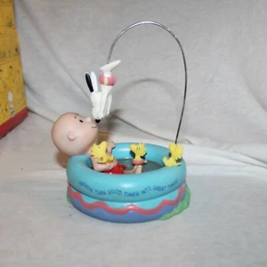 2000 Hallmark Peanuts Gallery Snoopy Charlie Brown Swimming Pool Figur 1E - Bild 1 von 10