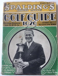 1929 Spalding's Golf Guide Bobby Jones Cover - Picture 1 of 5